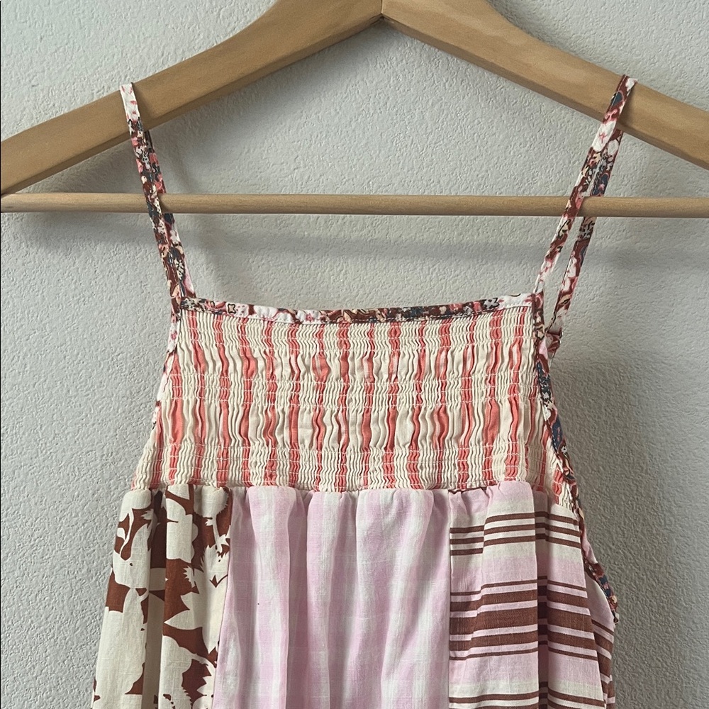 Universal Thread Patchwork Maxi Dress With Spaghe… - image 2